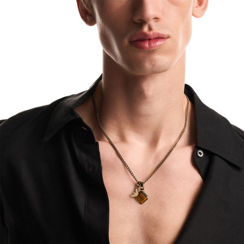 Luxoia - Emporio Armani Eagle Logo Halskette - EGS3380251