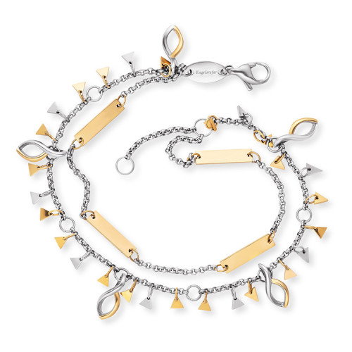 Luxoia - Engelsrufer Boho Triangle Armband-Fusskette - ERBS-TRIANGLE