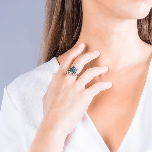 Luxoia - Seinerzeit Floppy Frosch Ring - SZA-1990-142