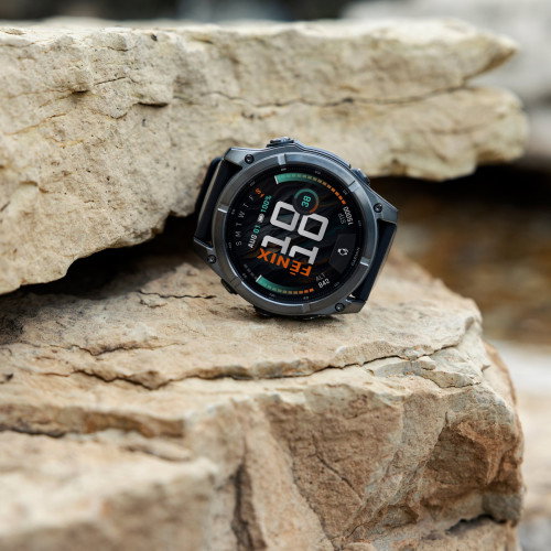 Luxoia - Garmin Fenix 9 Amoled Carbon Gray Titanium (51 mm) - 010-04763-11