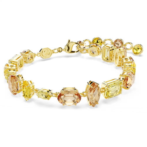 Luxoia - Swarovski Gema Armband Verschiedene Schliffe Gelb 18K goldbeschichtet - 5754260