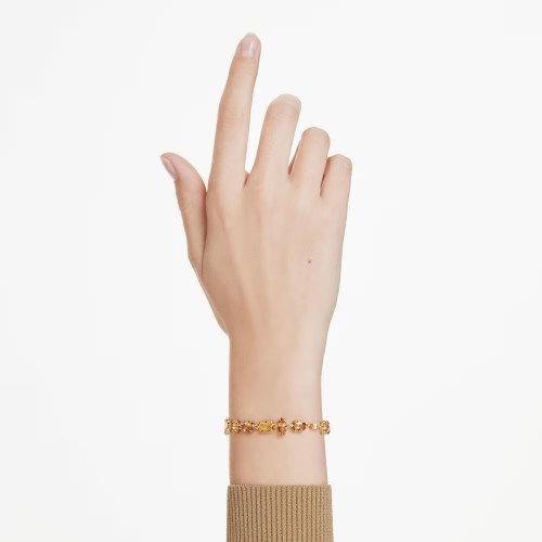 Luxoia - Swarovski Gema Armband Verschiedene Schliffe Gelb 18K goldbeschichtet - 5754260