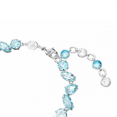 Luxoia - Swarovski Gema Armband Verschiedene Schliffe Blau Rhodiniert - 5666018
