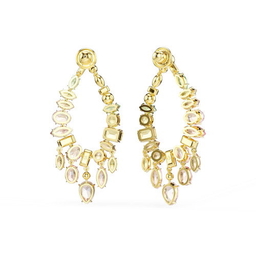 Luxoia - Swarovski Gema Drop Ohrhänger Verschiedene Schliffe Chandelier Mehrfarbig Goldlegierungsschicht - 5737445