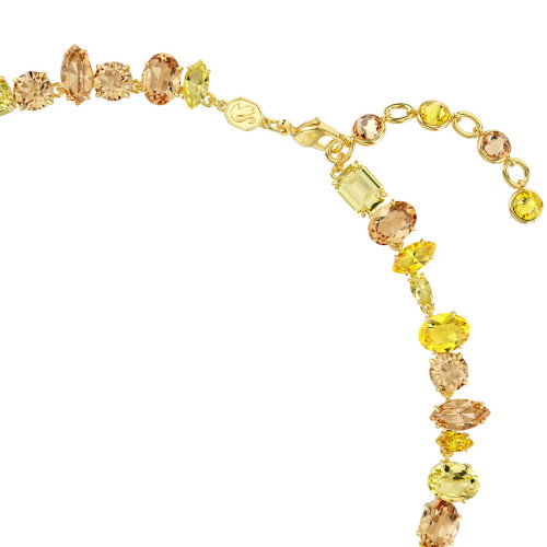 Luxoia - Swarovski Gema Halskette Verschiedene Schliffe Gelb 18K goldbeschichtet - 5754259