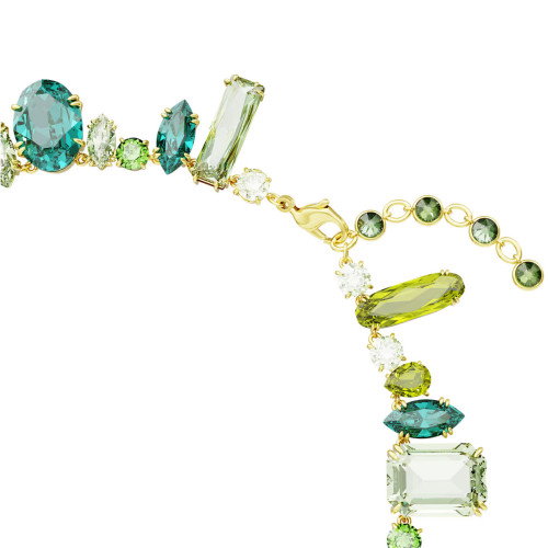 Luxoia - Swarovski Gema Halskette Verschiedene Schliffe Grün Goldlegierungsschicht - 5657388
