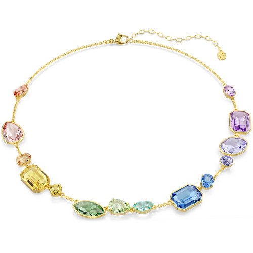 Luxoia - Swarovski Gema Halskette Verschiedene Schliffe Mehrfarbig Goldlegierungsschicht - 5741584