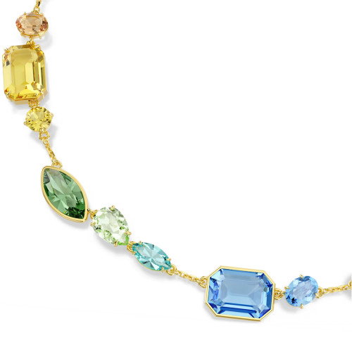 Luxoia - Swarovski Gema Halskette Verschiedene Schliffe Mehrfarbig Goldlegierungsschicht - 5741584