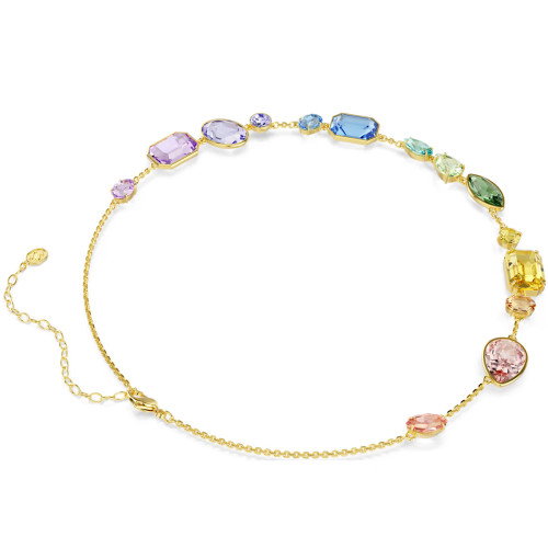 Luxoia - Swarovski Gema Halskette Verschiedene Schliffe Mehrfarbig Goldlegierungsschicht - 5741584