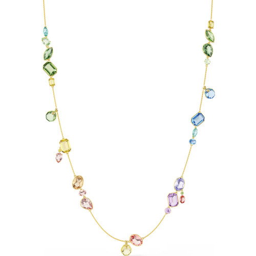 Luxoia - Swarovski Gema lange Halskette Verschiedene Schliffe Mehrfarbig Goldlegierungsschicht - 5737457