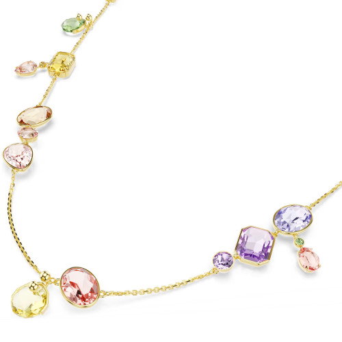 Luxoia - Swarovski Gema lange Halskette Verschiedene Schliffe Mehrfarbig Goldlegierungsschicht - 5737457
