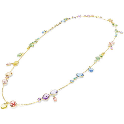 Luxoia - Swarovski Gema lange Halskette Verschiedene Schliffe Mehrfarbig Goldlegierungsschicht - 5737457