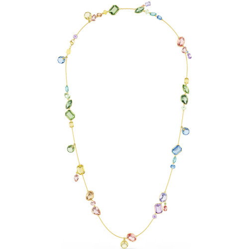 Luxoia - Swarovski Gema lange Halskette Verschiedene Schliffe Mehrfarbig Goldlegierungsschicht - 5737457