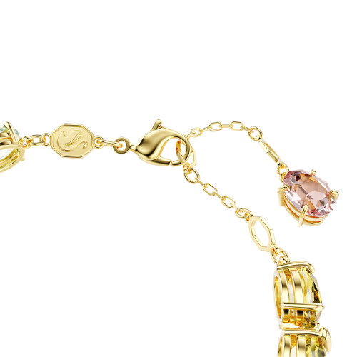Luxoia - Swarovski Gema Tennis Armband Verschiedene Schliffe Mehrfarbig Gold - 5705808