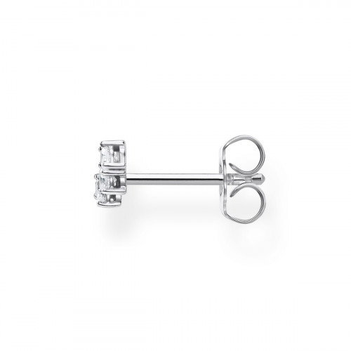 Luxoia - Thomas Sabo Einzel Ohrstecker Weisse Steine Silber - H2132-051-14
