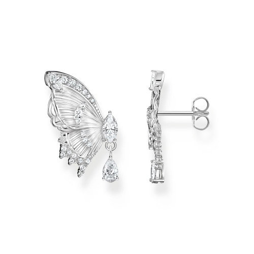Luxoia - Thomas Sabo Ohrstecker Schmetterling Butterfly Paradise mit Steinen Silber - H2328-051-14