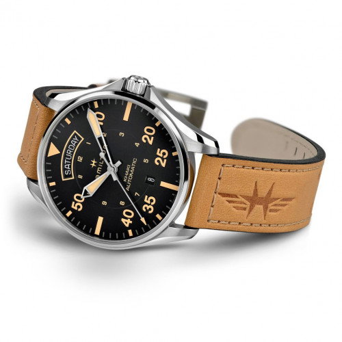 Luxoia - Hamilton Khaki Pilot Day Date Auto - H64645531