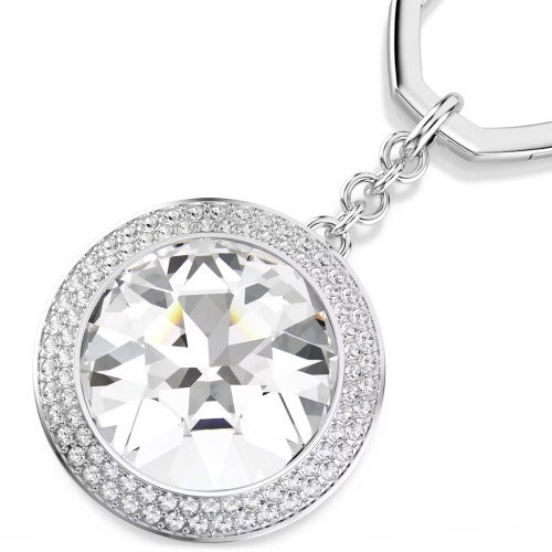 Luxoia - Swarovski Handtaschen Charm Rundschliff Weiss Rhodiniert - 5763032