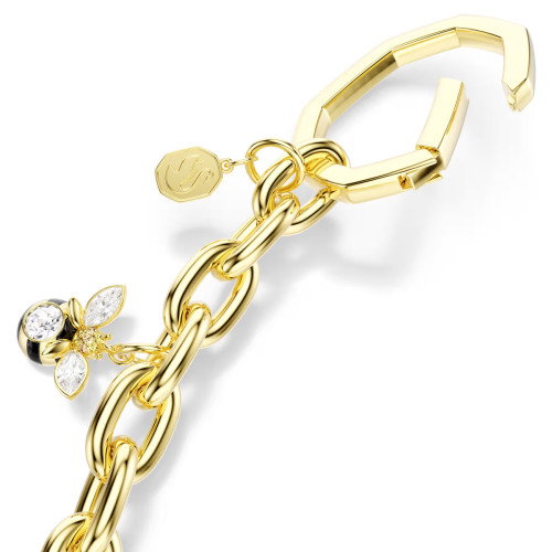 Luxoia - Swarovski Handtaschen Charm Verschiedene Schliffe Weiss Goldlegierungsschicht - 5763021