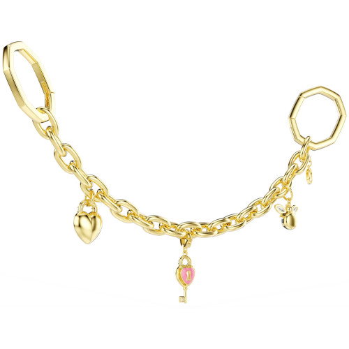 Luxoia - Swarovski Handtaschen Charm Verschiedene Schliffe Weiss Goldlegierungsschicht - 5763021