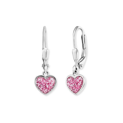 Luxoia - Herzengel Ohrhänger Glitzerherz - HEES-GLITTHEART-H
