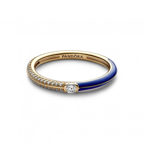 Luxoia - Pandora ME Pavé & Blau Doppelring - 162528C01