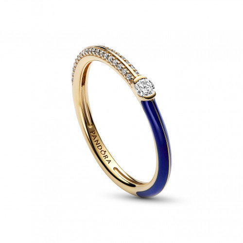 Luxoia - Pandora ME Pavé & Blau Doppelring - 162528C01