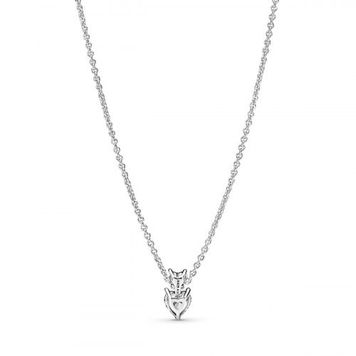 Luxoia - Pandora Doppelherz Funkelnde Halskette - 391229C01-45