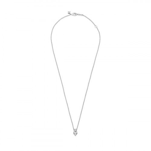 Luxoia - Pandora Doppelherz Funkelnde Halskette - 391229C01-45