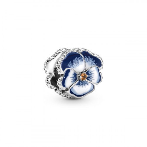 Luxoia - Pandora Blaues Stiefmütterchen Charm - 790777C02