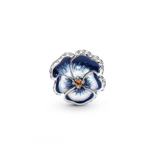 Luxoia - Pandora Blaues Stiefmütterchen Charm - 790777C02