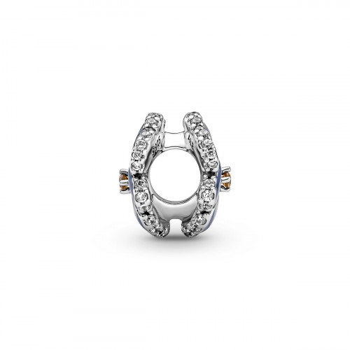 Luxoia - Pandora Blaues Stiefmütterchen Charm - 790777C02