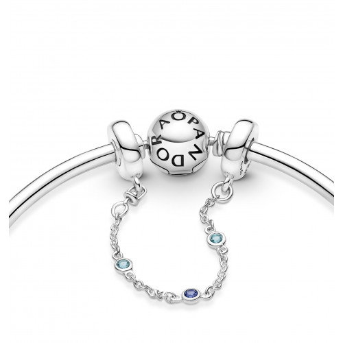 Luxoia - Pandora Drei Blaue Steine Komfortkette - 791688C01-05