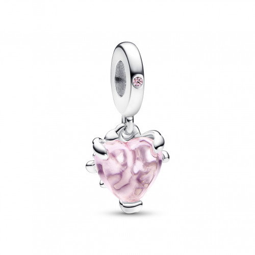 Luxoia - Pandora Rosafarbener Stammbaum & Herz Charm - 792654C01