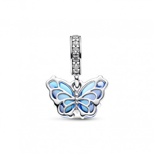 Luxoia - Pandora Blauer Murano Glas Schmetterling Charm - 792698C01