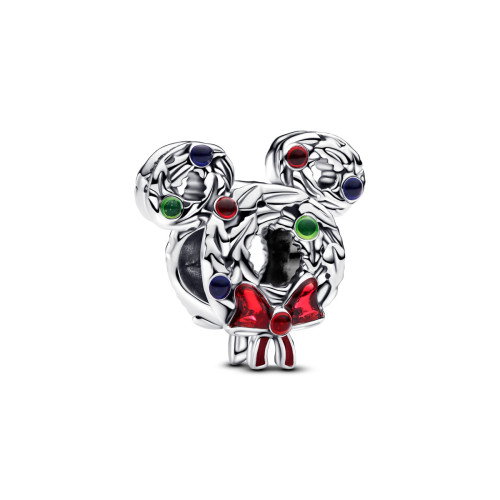 Luxoia - Pandora Disney Micky Maus Adventkranz Charm - 793531C01