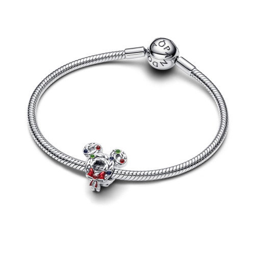 Luxoia - Pandora Disney Micky Maus Adventkranz Charm - 793531C01