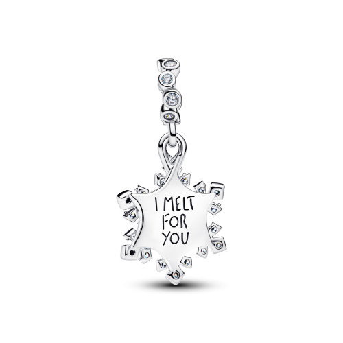 Luxoia - Pandora Schillernde Schneeflocke Doppelter Charm - 794142C01