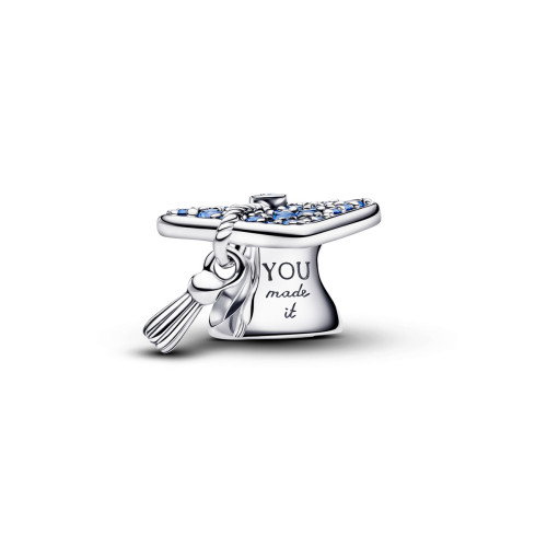 Luxoia - Pandora Funkelnde Blaue Absolventenmütze 2026 Charm - 794461C01