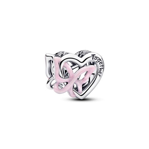 Luxoia - Pandora Verschlungenes Herz und Schmetterling Charm - 794475C01