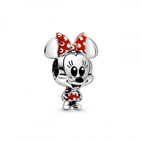 Luxoia - Pandora Disney Minnie Maus Gepunktetes Kleid und Schleife Charm - 798880C02