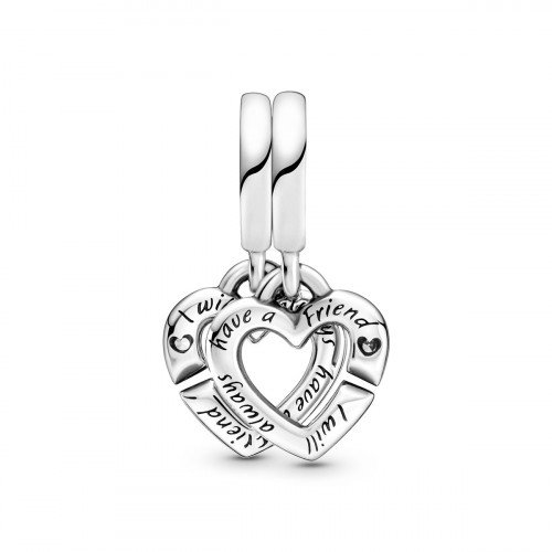 Luxoia - Pandora Verbundene Schwester Teilbare Herzen Charm - 799538C01