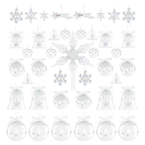 Luxoia - Swarovski Holiday Magic Classics Baumdekoration Ornament Set - 5732598