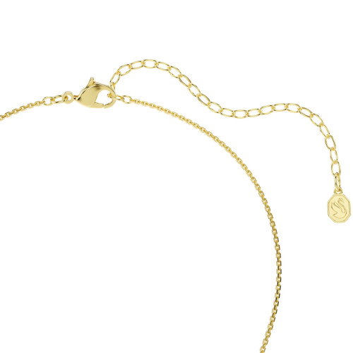 Luxoia - Swarovski Hyperbola Halskette Rundschliff Weiss Goldlegierungsschicht - 5738248