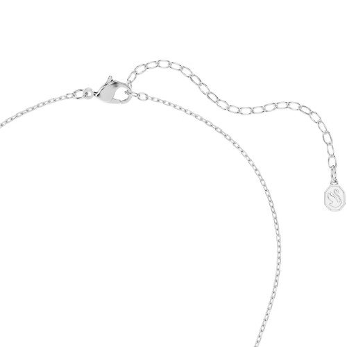 Luxoia - Swarovski Hyperbola Halskette Rundschliff Weiss Rhodiniert - 5737064