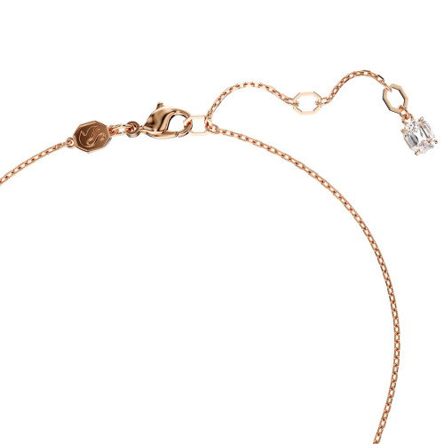 Luxoia - Swarovski Idyllia Halskette Herz Weiss Roségold Legierungsschicht - 5680402