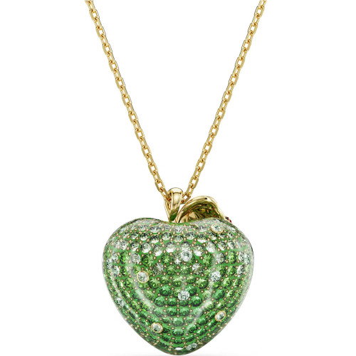 Luxoia - Swarovski Idyllia Halskette Verschiedene Schliffe Apfel Grün Goldlegierungsschicht - 5742675