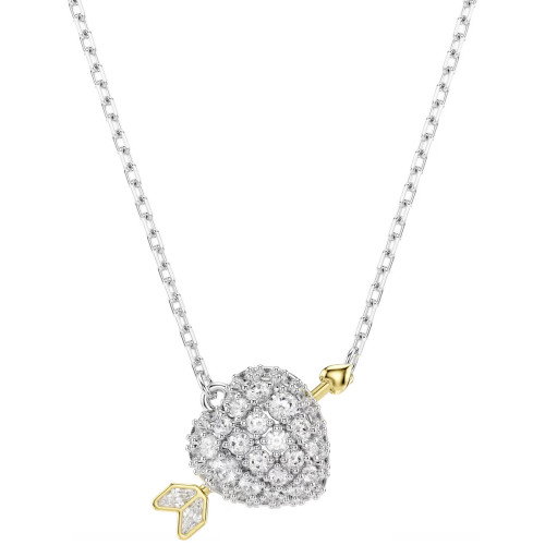 Luxoia - Swarovski Idyllia Halskette Verschiedene Schliffe Herz mit Pfeil Weiss Metallmix - 5737291