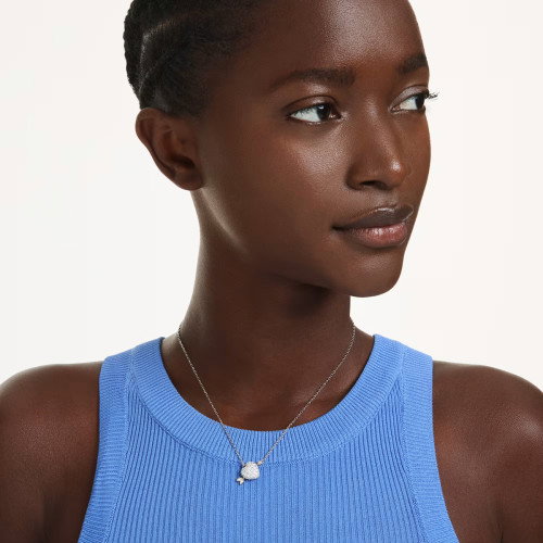 Luxoia - Swarovski Idyllia Halskette Verschiedene Schliffe Herz mit Pfeil Weiss Metallmix - 5737291