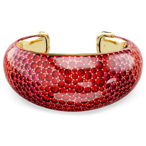 Luxoia - Swarovski Idyllia Armreif Rot Goldlegierungsschicht